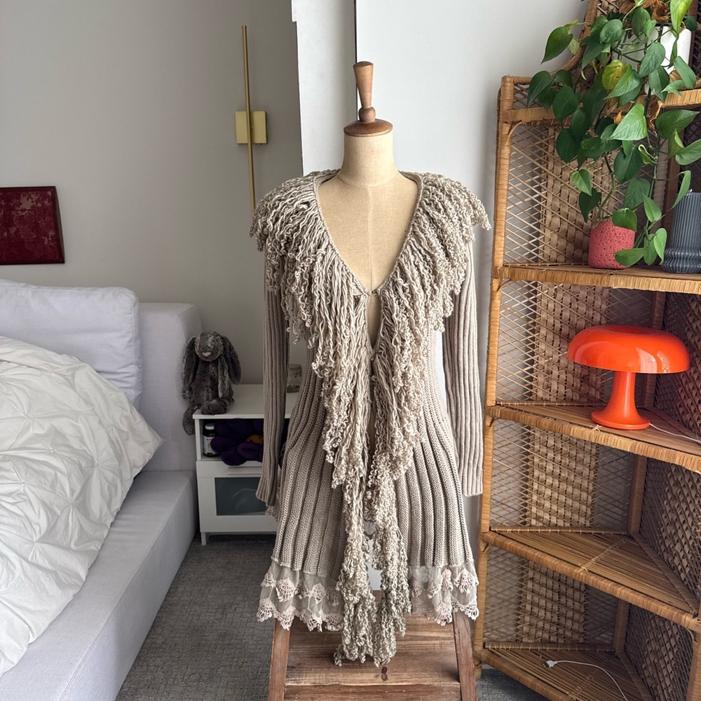 Fairy whims / fringe cardigan